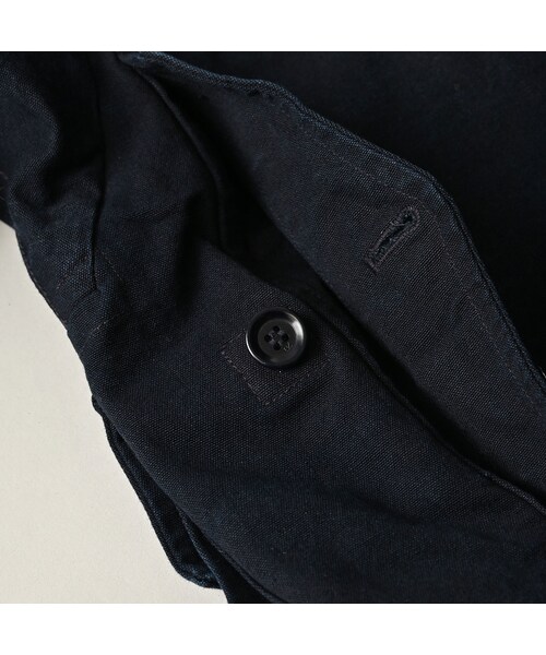 45R（フォーティファイブアール）の「高密度ダックの908デッキトップ（インディゴ）（ジャケット/アウター・レディース・73-インディゴ・02-S/03-M/04-L/05-XL）」の22枚目の写真