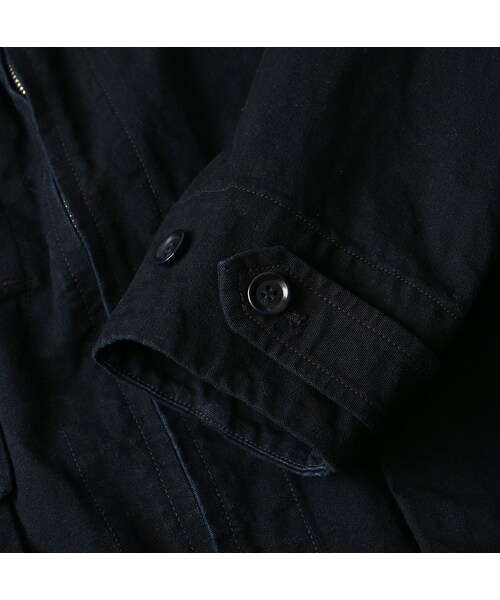 45R（フォーティファイブアール）の「高密度ダックの908デッキトップ（インディゴ）（ジャケット/アウター・レディース・73-インディゴ・02-S/03-M/04-L/05-XL）」の21枚目の写真