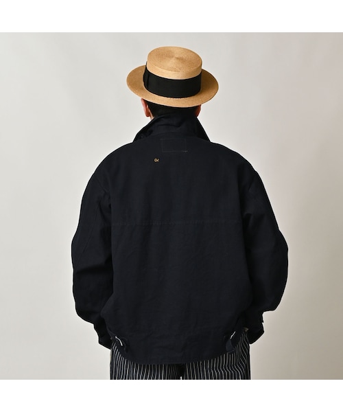 45R（フォーティファイブアール）の「高密度ダックの908デッキトップ（インディゴ）（ジャケット/アウター・レディース・73-インディゴ・02-S/03-M/04-L/05-XL）」の11枚目の写真