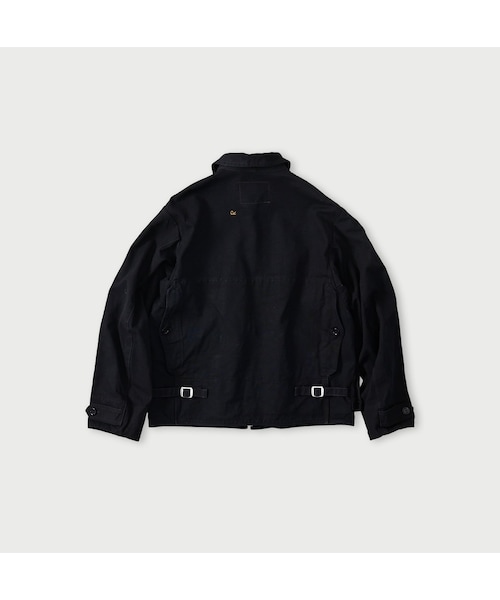 45R（フォーティファイブアール）の「高密度ダックの908デッキトップ（インディゴ）（ジャケット/アウター・レディース・73-インディゴ・02-S/03-M/04-L/05-XL）」の2枚目の写真