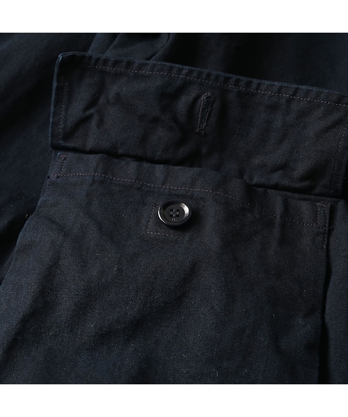 45R（フォーティファイブアール）の「高密度ダックの908デッキトップ（インディゴ）（ジャケット/アウター・レディース・73-インディゴ・02-S/03-M/04-L/05-XL）」の20枚目の写真