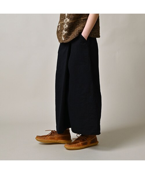 45R（フォーティファイブアール）の「高密度ダックのラップスカート（インディゴ）（スカート・レディース・73-インディゴ・02-M/03-L）」の5枚目の写真