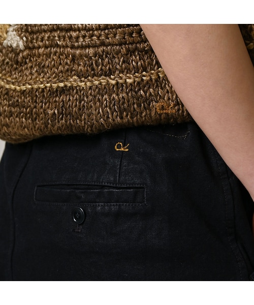 45R（フォーティファイブアール）の「高密度ダックのラップスカート（インディゴ）（スカート・レディース・73-インディゴ・02-M/03-L）」の10枚目の写真