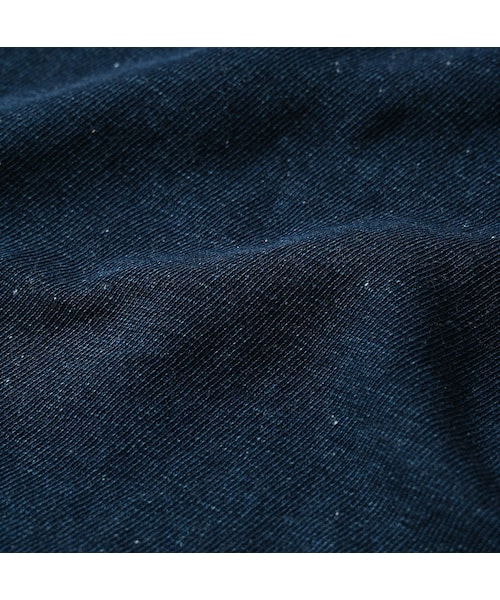 45R（フォーティファイブアール）の「ガーゼ裏毛のロゴdeプティスウェット（インディゴ）（トップス・レディース・73-R45/94-影色納戸・02-M/03-L）」の16枚目の写真