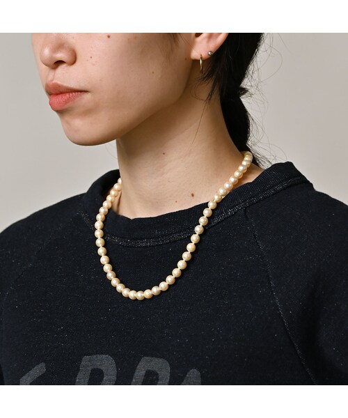 45R（フォーティファイブアール）の「ガーゼ裏毛のロゴdeプティスウェット（インディゴ）（トップス・レディース・73-R45/94-影色納戸・02-M/03-L）」の8枚目の写真