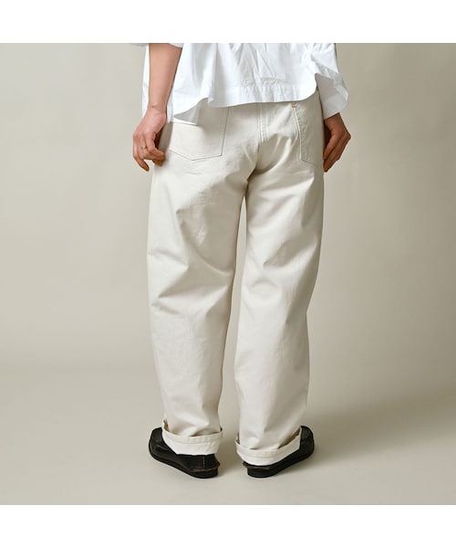 45R（フォーティファイブアール）の「高密度ダックの908ペインターパンツ（パンツ・レディース・06-アンティークホワイト・01-XS/02-S/03-M/04-L/05-XL）」の7枚目の写真