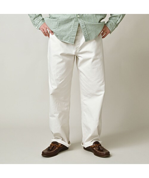 45R（フォーティファイブアール）の「高密度ダックの908ペインターパンツ（パンツ・レディース・06-アンティークホワイト・01-XS/02-S/03-M/04-L/05-XL）」の8枚目の写真