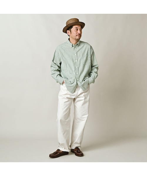 45R（フォーティファイブアール）の「高密度ダックの908ペインターパンツ（パンツ・レディース・06-アンティークホワイト・01-XS/02-S/03-M/04-L/05-XL）」の4枚目の写真