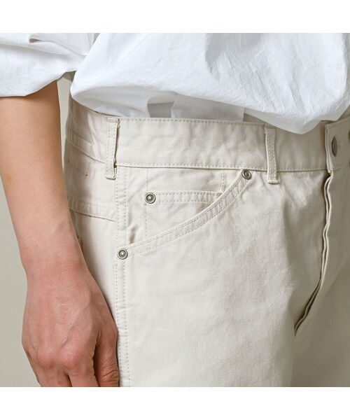 45R（フォーティファイブアール）の「高密度ダックの908ペインターパンツ（パンツ・レディース・06-アンティークホワイト・01-XS/02-S/03-M/04-L/05-XL）」の12枚目の写真