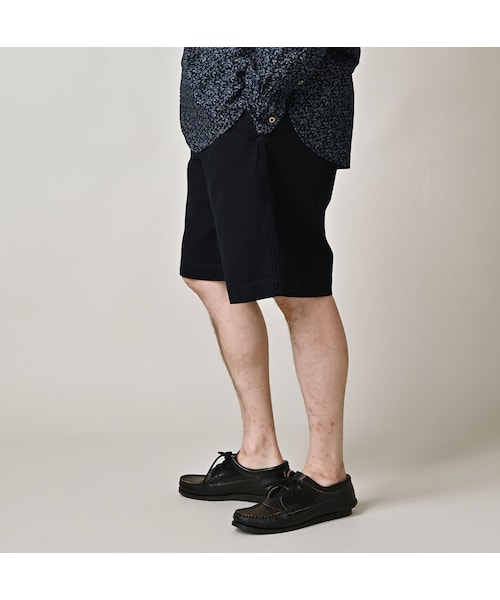 45R（フォーティファイブアール）の「高密度ダックの908ペグショートパンツ（インディゴ）（パンツ・レディース・73-インディゴ・02-S/03-M/04-L）」の9枚目の写真
