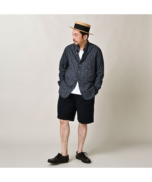 45R（フォーティファイブアール）の「高密度ダックの908ペグショートパンツ（インディゴ）（パンツ・レディース・73-インディゴ・02-S/03-M/04-L）」の4枚目の写真