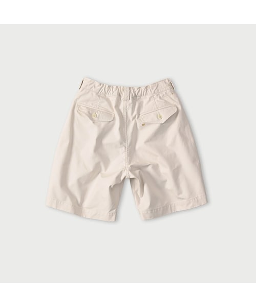 45R（フォーティファイブアール）の「高密度ダックの908ペグショートパンツ（パンツ・レディース・06-アンティークホワイト・02-S/03-M/04-L）」の2枚目の写真