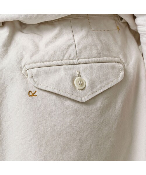 45R（フォーティファイブアール）の「高密度ダックの908ペグショートパンツ（パンツ・レディース・06-アンティークホワイト・02-S/03-M/04-L）」の14枚目の写真