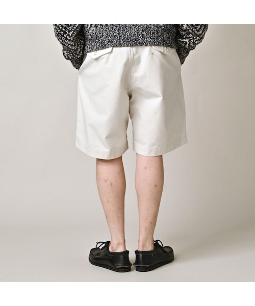 45R（フォーティファイブアール）の「高密度ダックの908ペグショートパンツ（パンツ・レディース・06-アンティークホワイト・02-S/03-M/04-L）」の10枚目の写真