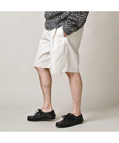 45R（フォーティファイブアール）の「高密度ダックの908ペグショートパンツ（パンツ・レディース・06-アンティークホワイト・02-S/03-M/04-L）」の9枚目の写真