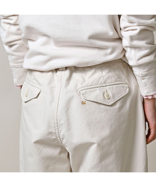 45R（フォーティファイブアール）の「高密度ダックの908ペグショートパンツ（パンツ・レディース・06-アンティークホワイト・02-S/03-M/04-L）」の13枚目の写真