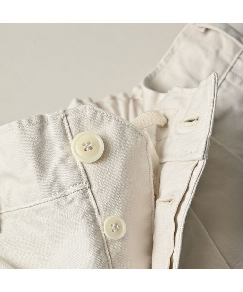 45R（フォーティファイブアール）の「高密度ダックの908ペグショートパンツ（パンツ・レディース・06-アンティークホワイト・02-S/03-M/04-L）」の15枚目の写真