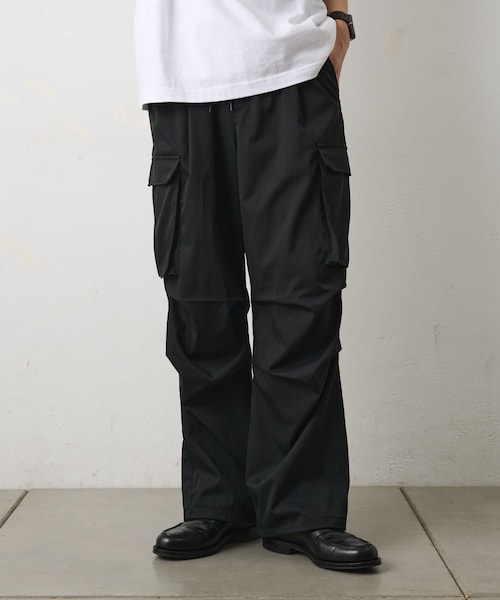 COLONY 2139（コロニートゥーワンスリーナイン）の「ストレッチツイルカーゴパンツ（カーゴパンツ・メンズ・ブラウン/ホワイト/ブラック・M/L）」の3枚目の写真