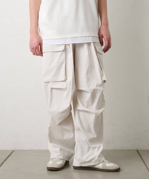 COLONY 2139（コロニートゥーワンスリーナイン）の「ストレッチツイルカーゴパンツ（カーゴパンツ・メンズ・ブラウン/ホワイト/ブラック・M/L）」の2枚目の写真