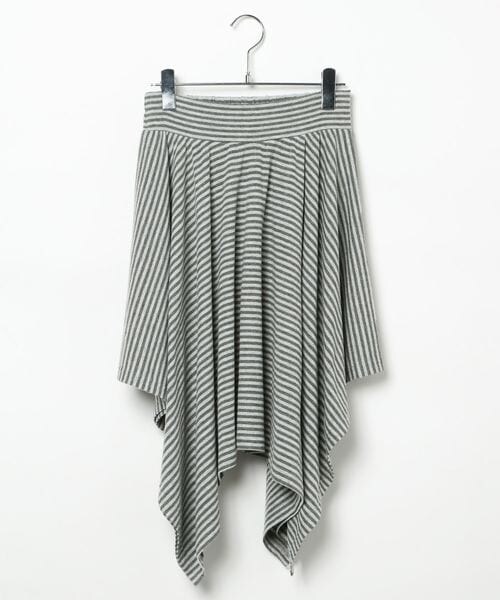 ALAND（エーランド）の「3.3 Field Trip／ボーダーアシメヘムミディスカート（スカート・グレー(15)/ブラック(19)・F）」の16枚目の写真