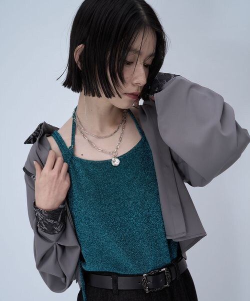 HARE（ハレ）の「アソートカップツキキャミ（その他・ブラック09/ブラック系その他10/ブルー85・FREE）」の2枚目の写真