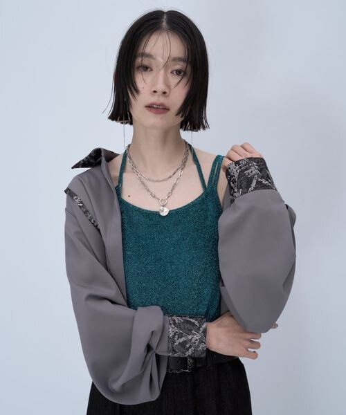 HARE（ハレ）の「アソートカップツキキャミ（その他・ブラック09/ブラック系その他10/ブルー85・FREE）」の14枚目の写真