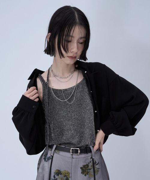 HARE（ハレ）の「アソートカップツキキャミ（その他・ブラック09/ブラック系その他10/ブルー85・FREE）」の10枚目の写真