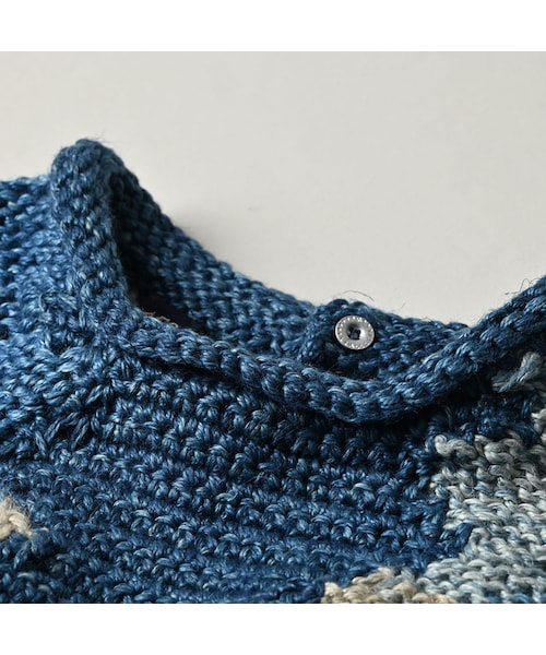 45R(フォーティファイブアール)の「ラグジャカードのキャミ(藍ベース)(トップス・レディース・75-藍ベース・00-フリー)」の12枚目の写真