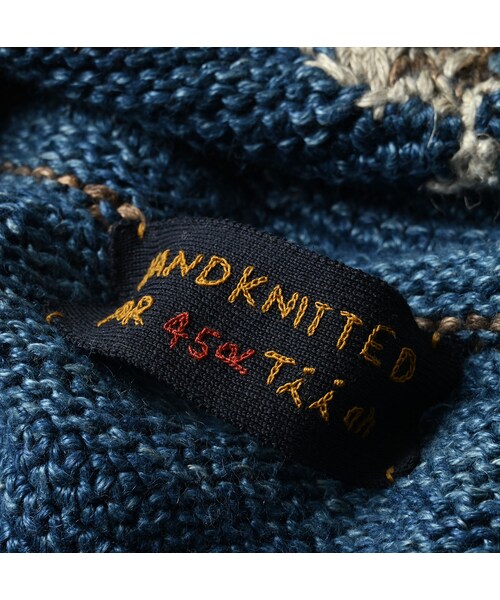 45R(フォーティファイブアール)の「ラグジャカードのキャミ(藍ベース)(トップス・レディース・75-藍ベース・00-フリー)」の19枚目の写真