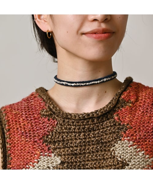 45R（フォーティファイブアール）の「ラグジャカードのキャミ（トップス・レディース・83-茶ベース・00-フリー）」の7枚目の写真