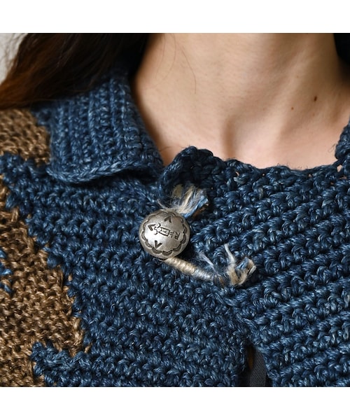 45R（フォーティファイブアール）の「ラグジャカードの908ランチジャケット（藍ベース）（トップス・レディース・75-藍ベース・02-S）」の8枚目の写真