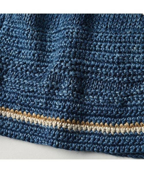 45R（フォーティファイブアール）の「ラグジャカードの908ランチジャケット（藍ベース）（トップス・レディース・75-藍ベース・02-S）」の19枚目の写真