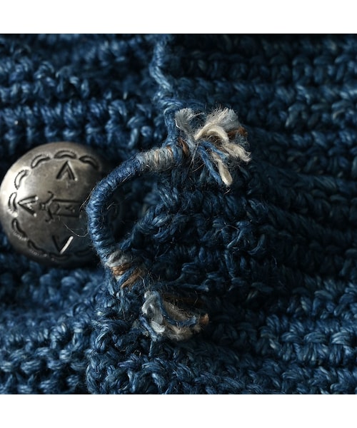 45R（フォーティファイブアール）の「ラグジャカードの908ランチジャケット（藍ベース）（トップス・レディース・75-藍ベース・02-S）」の15枚目の写真