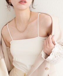 natural couture | 選べる2丈カップ付きインナー(キャミソール)