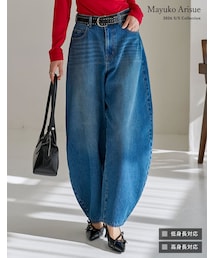 バルーンワイドデニムパンツ - パンツ通販 | 人気レディースファッション - Re:EDIT（リエディ）