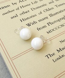 ボール樹脂イヤリング