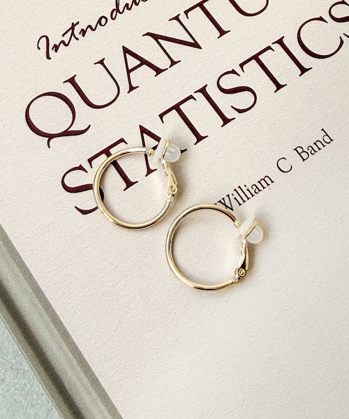 3coins（3coins）の「メタルフープイヤリング（イヤリング・レディース・シルバー/ゴールド・FREE）」の2枚目の写真