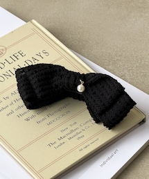 3coins | パール付タレリボンバナナ(バレッタ/ヘアクリップ)