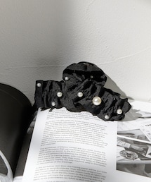 パール付きくしゅくしゅクリップ