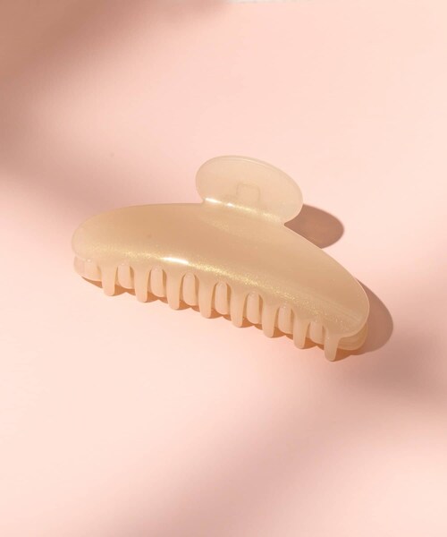 Lattice（Lattice）の「カラーラメクリップ（バレッタ/ヘアクリップ・レディース・アイボリー/ピンク/ベージュ/ブルー・FREE）」の2枚目の写真