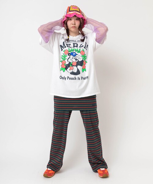 RNA（アールエヌエー）の「【4月下旬納期】E5247 MIXモチーフクロシェHAT（帽子・レディース・ブラック/ピンク）」の17枚目の写真