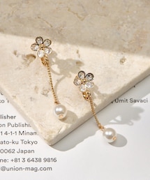 Lattice | フラワーパールイヤリング(イヤリング)