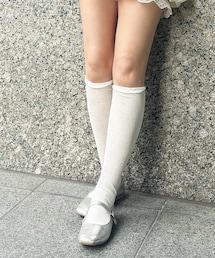 3coins | くしゅルーズハイソックス(ソックス/靴下)