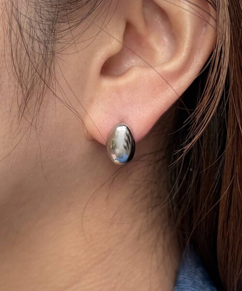 Lattice（Lattice）の「メタルイヤリング（イヤリング・レディース・ゴールド/シルバー・FREE）」の2枚目の写真