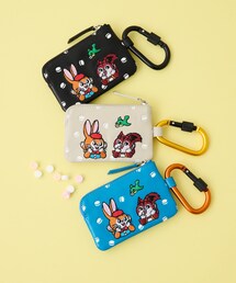 ear PAPILLONNER | 【クッピーラムネ×ear】本革/コラボカラビナ付きパス＆キーケース(コインケース)