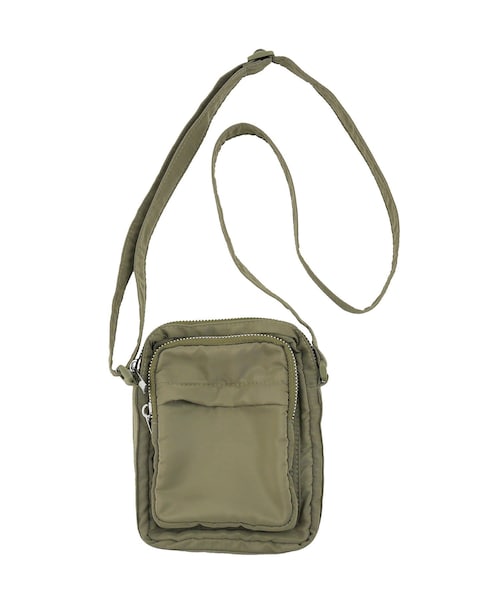 3coins（3coins）の「はっ水ミニショルダーバッグ（バッグ・ブラック/アイボリー/カーキ/ピンク・FREE）」の3枚目の写真