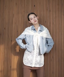 Kastane | 【CINAMOD】 BLOUSE WITH MULTI SCARF(バンダナ/スカーフ)