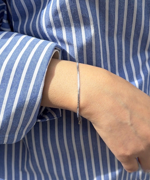 Lattice（Lattice）の「＜ステンレス＞チェーンブレスレット（ブレスレット・レディース・ゴールド/シルバー・FREE）」の2枚目の写真