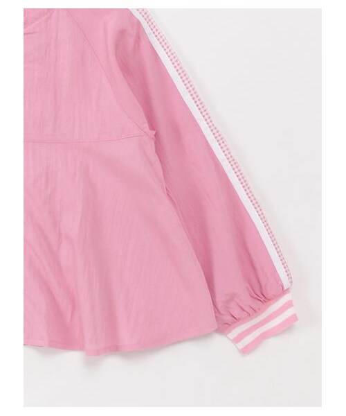 HAKKA KIDS（ハッカキッズ）の「ナイロンブルゾン（ジャケット/アウター・キッズ・オフホワイト/ピンク・100/110/120/130/140/150）」の4枚目の写真