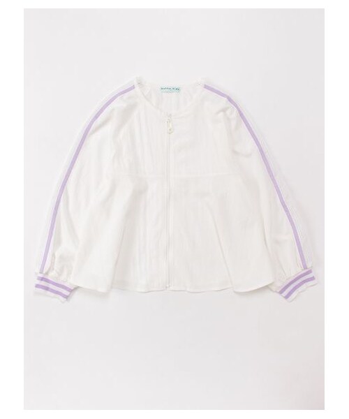 HAKKA KIDS（ハッカキッズ）の「ナイロンブルゾン（ジャケット/アウター・キッズ・オフホワイト/ピンク・100/110/120/130/140/150）」の7枚目の写真